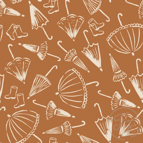 Umbrellas Brown