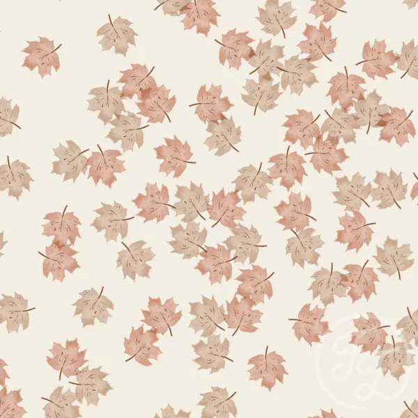 Fall Leaves Small Taupe