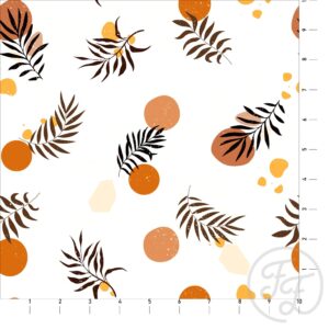 Sunkissed Leaves in White