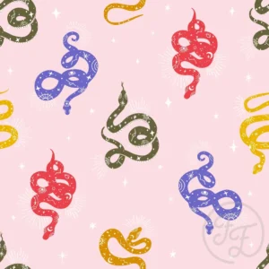 Snakes in Pale Pink