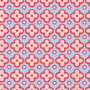 Geometric in light blue grey