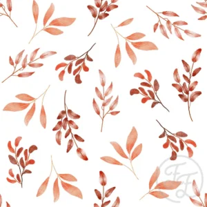 Tossed Leave Red