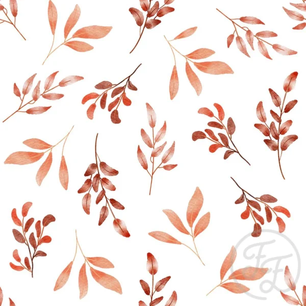 Tossed Leave Red