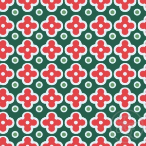 Geometric in green pea