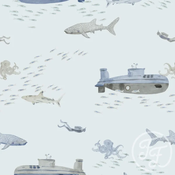 Deep Sea Diving Blue