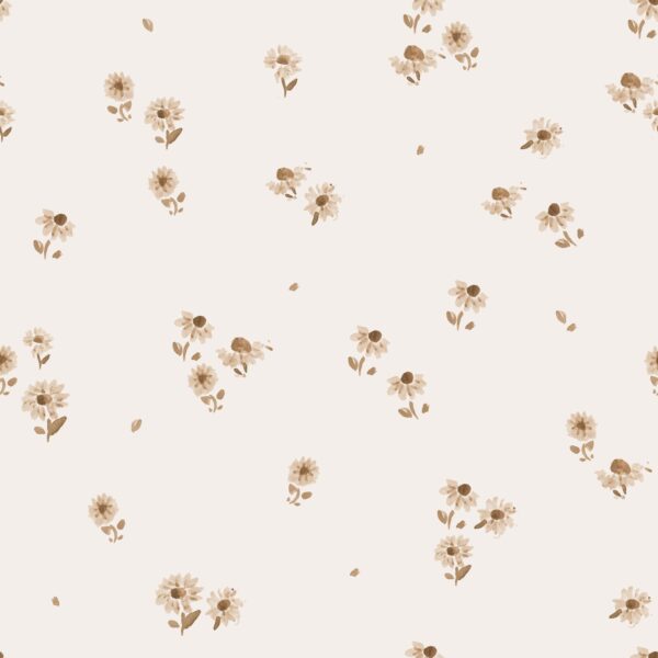 Mini Daisies Sepia