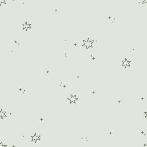 Simple Stars and Sparkles Mint Blue