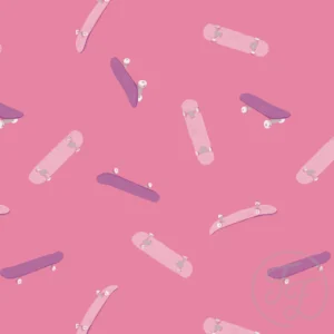 Skateboard Pink