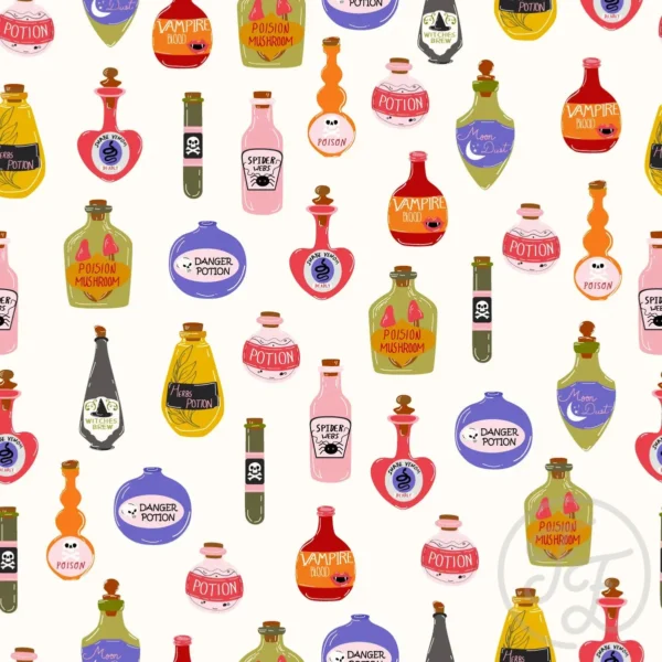 Spell Jars & Bottles in White