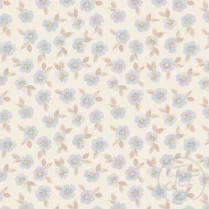 Rose Hip Flowers Blue