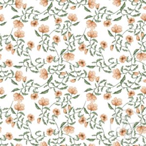 Peachy Flowers Small