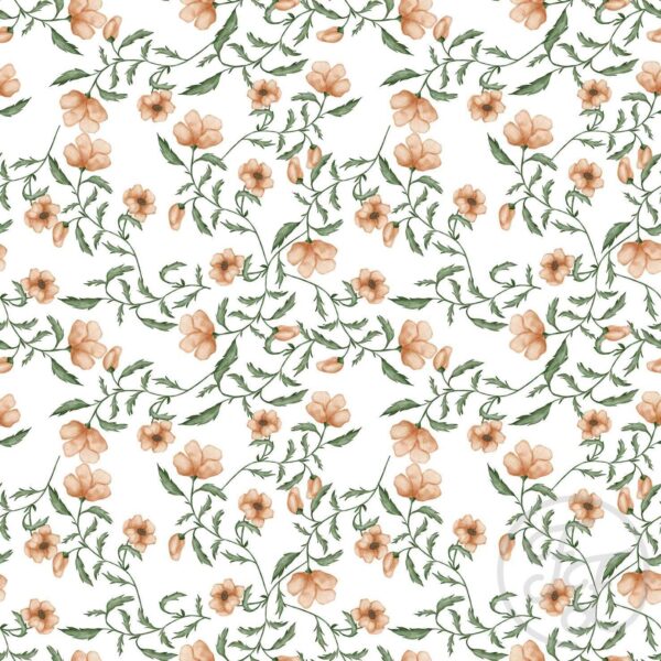 Peachy Flowers Small