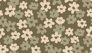 Fall Floral in Brown Small
