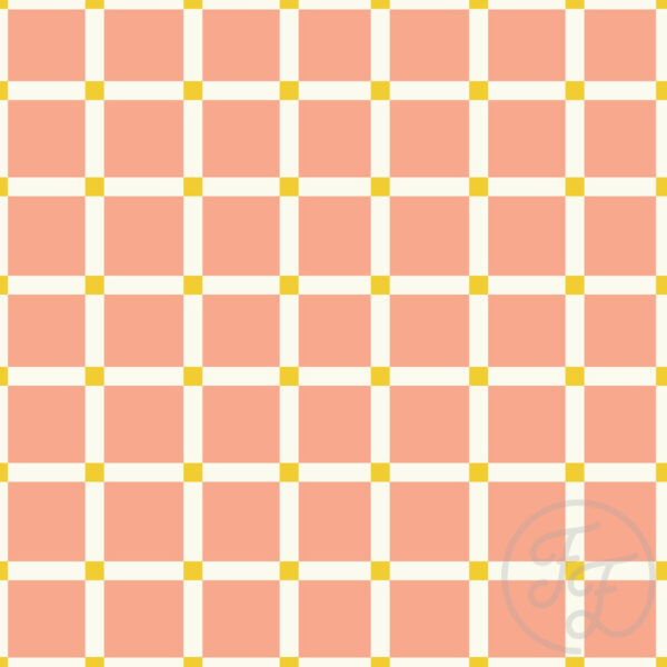 Grid in Peach