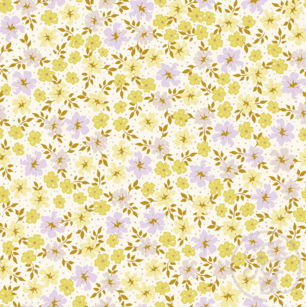 Suzanne Flowers Yellow & Llila