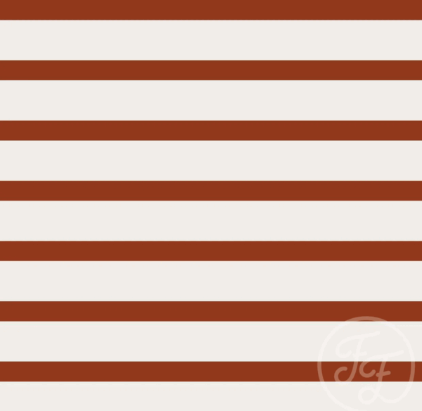 Stripes Red Off White