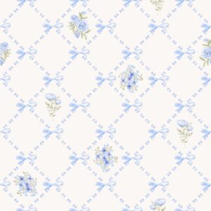 Romantic Blue Ribbons and Bows