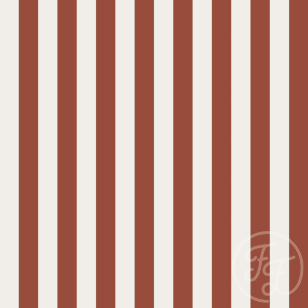 Vertical Stripes Rustberry