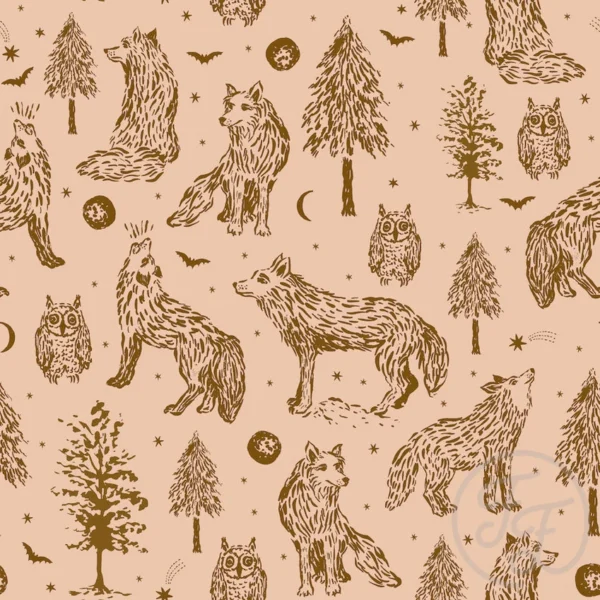 Wolves Busy Salmon