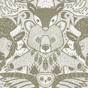 Damsk Totem Grey