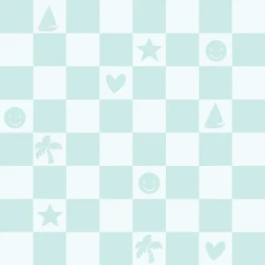 Checker Turquoise