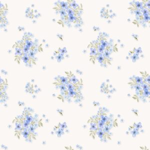 Romantic Blue Flowers