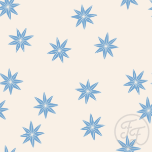Paper Christmas Stars Sky Blue