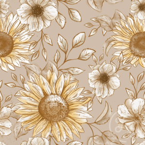Sunflowers Light Brown