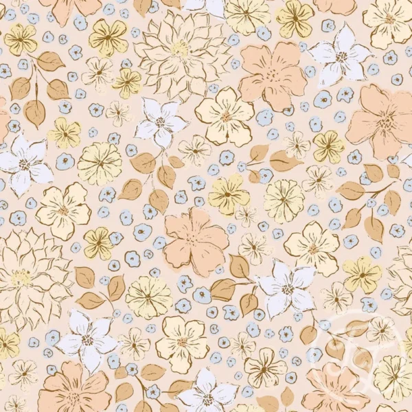 Earthy Warm Flowerfield