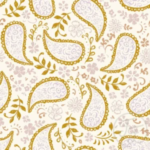 Paisley Dusty Pink & Ochre