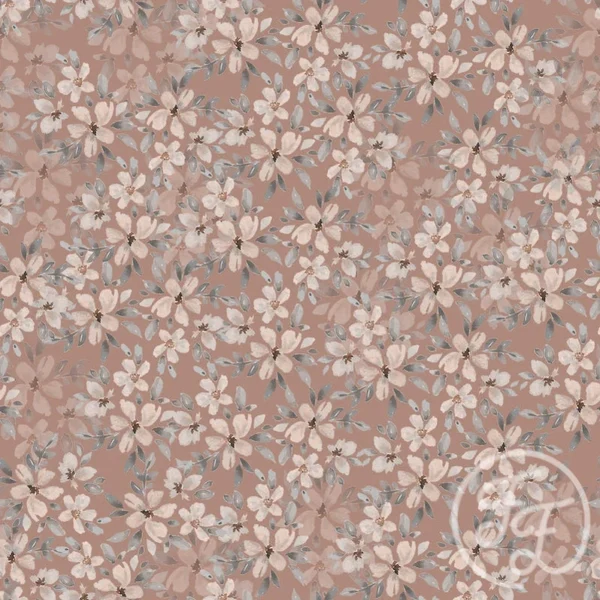 Aquarell Flowers Clay