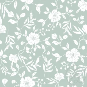 Bush Roses Mini Turquoise