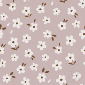 70s Flowers Oldrose