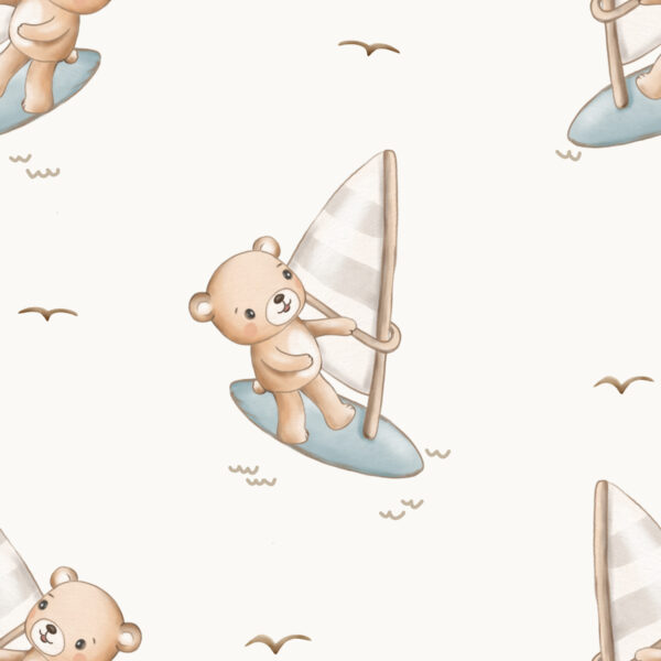 Bear on Windsurf Offwhite