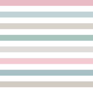 Colorful Stripes Turquoise Pink