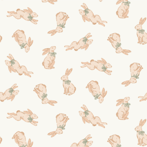 Spring Bunny with Green Bow