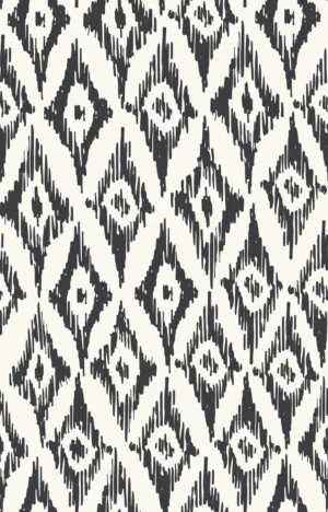 Boho Ikat Black & White