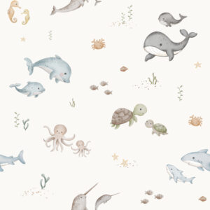 Sea Life Offwhite
