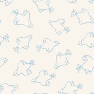 Parrots Offwhite Blue