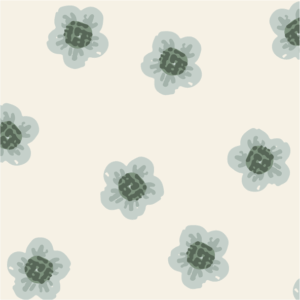 Vintage Spring Blue Flower