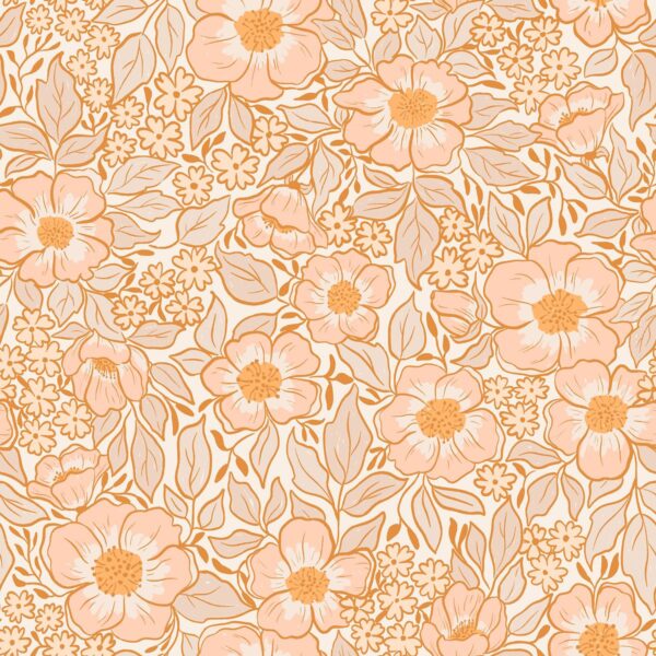 Garden Blooms Peach