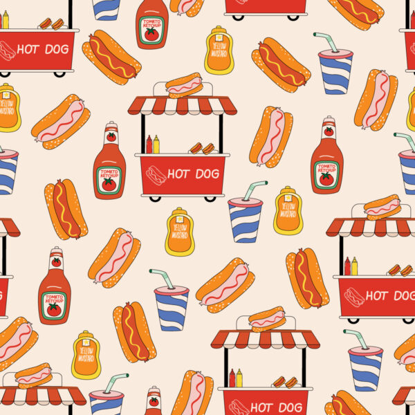 Hotdogs in Antique White