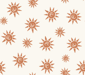 Sunny Days Cream Rust