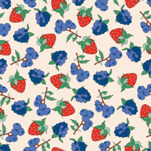 Berries in Antique White