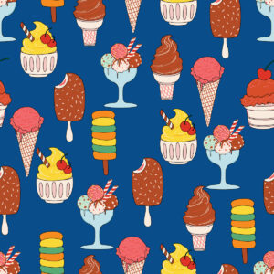 Ice Cream in Yale Blue