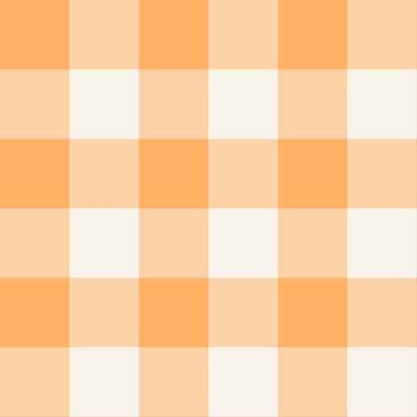 Gingham Peach