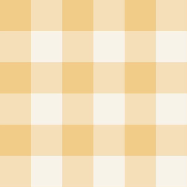 Gingham Sunny Yellow