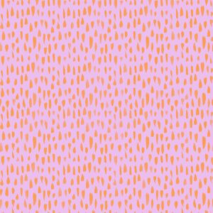 Brushstrokes Lilac Orange