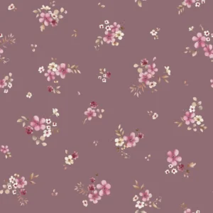 Floral Solveig Mauve Purple