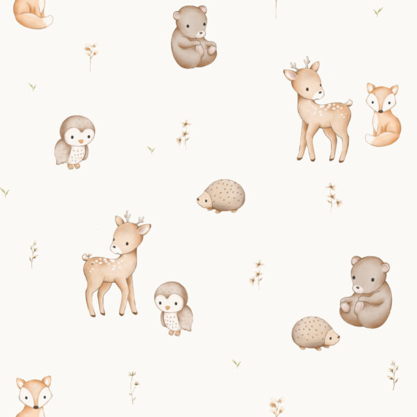 Forest Friends Series Offwhite